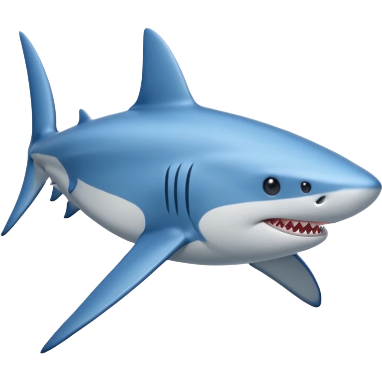 Tiburon azul emoji