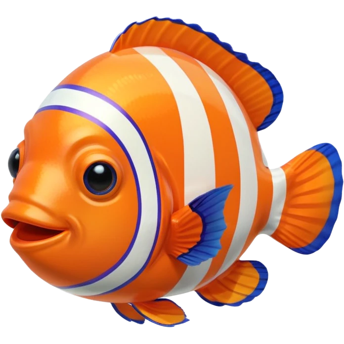 Ball of Goo with Rainbow Clownfish emoji