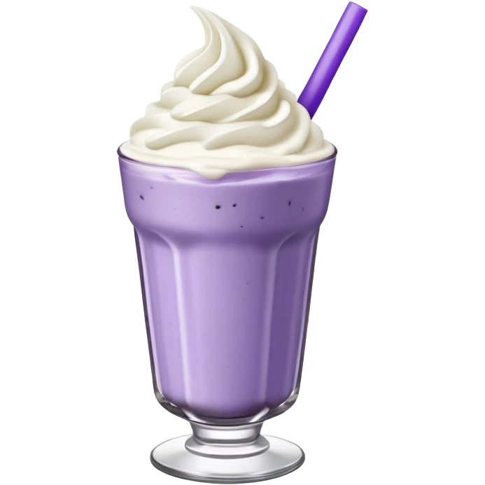 Oreo taro shake  emoji
