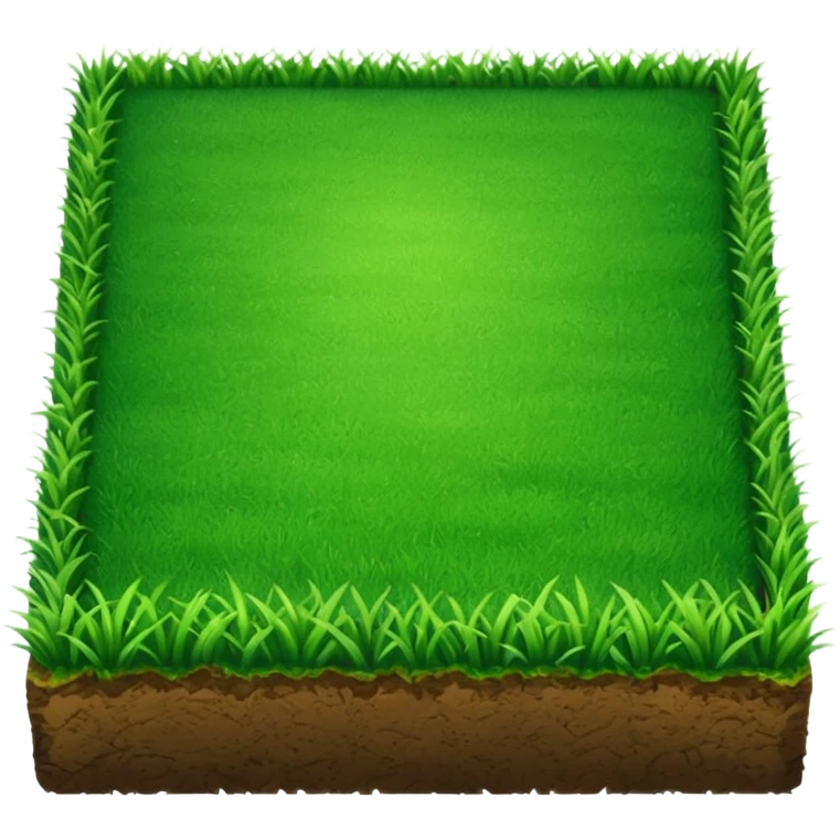 piece of short grass of a soccer field emoji