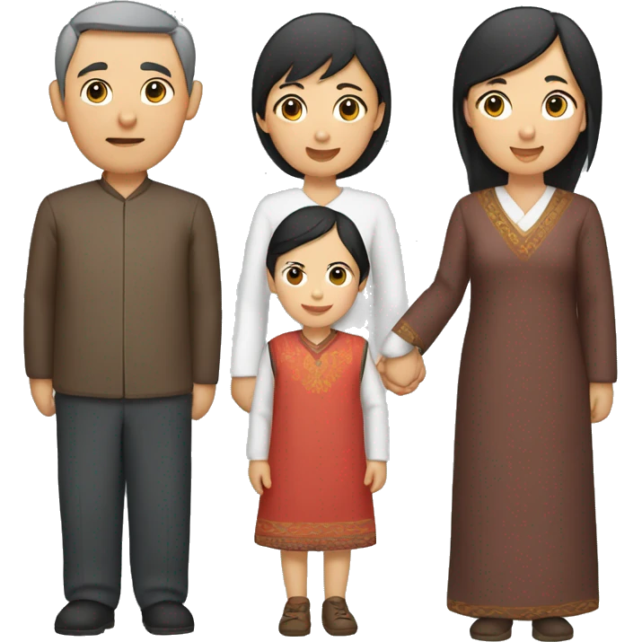 Kazakh family emoji