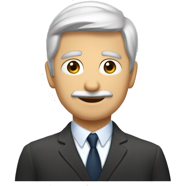 улыбается рыжий молодой человек с бородой, усами и короткой стрижкой  emoji