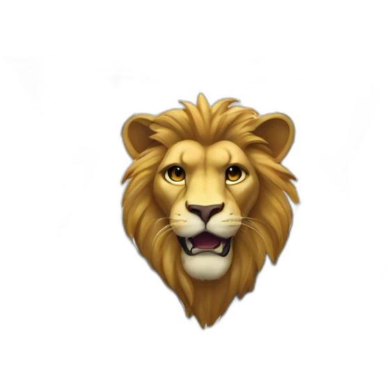 arms lion head inside a Star of David emoji