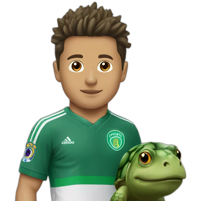 Tortue sur hippopotame sur ronaldo emoji