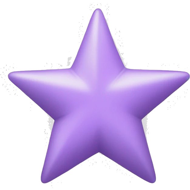 Pastel purple star emoji