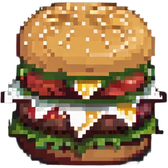 burger with fries emoji
