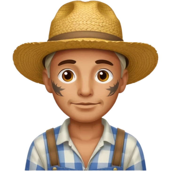 tattooed farmer emoji