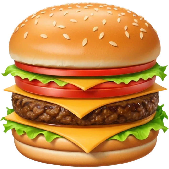 McDonald's burger emoji