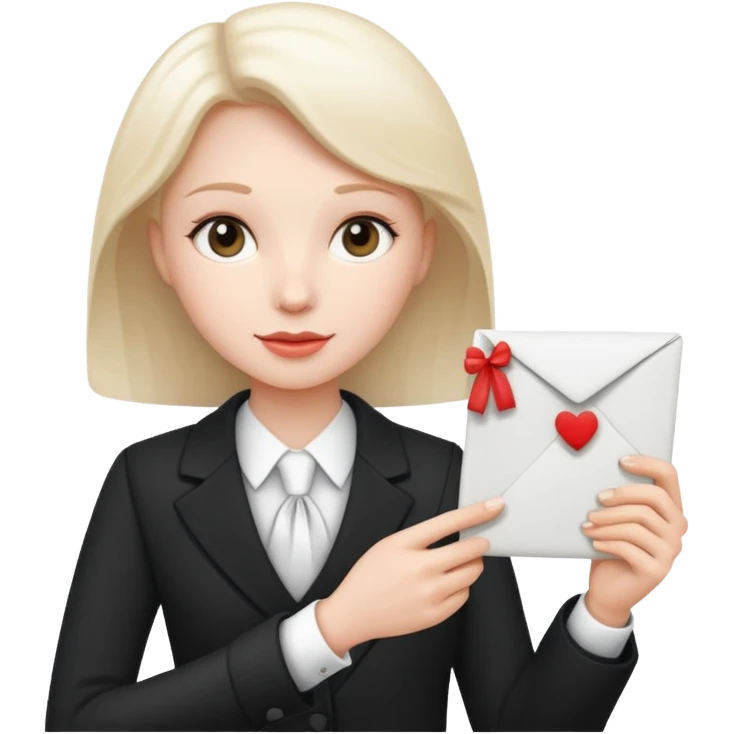 letter in the concierge emoji