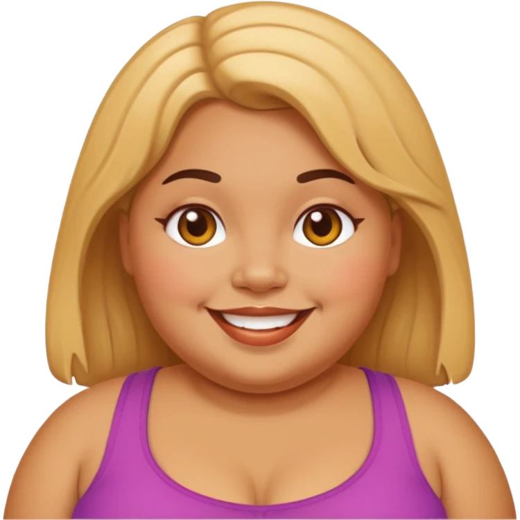 Fat girl emoji