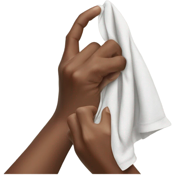 hand discarding clothing emoji