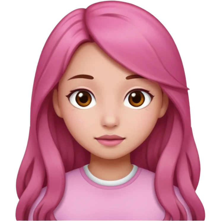 Pink hot cute emoji