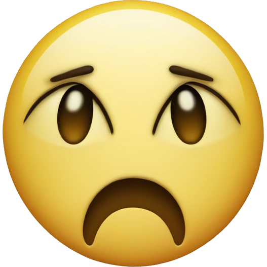 Yuck smiley face emoji