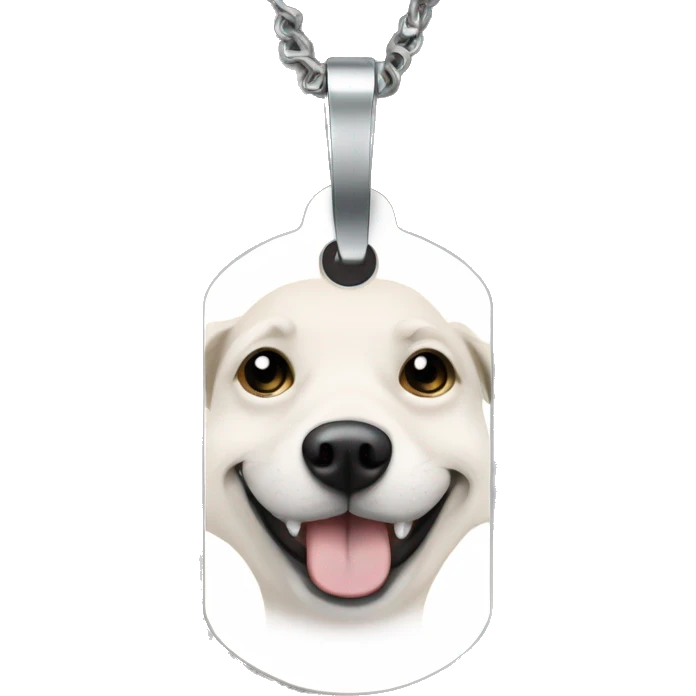 dog tag that says bub emoji