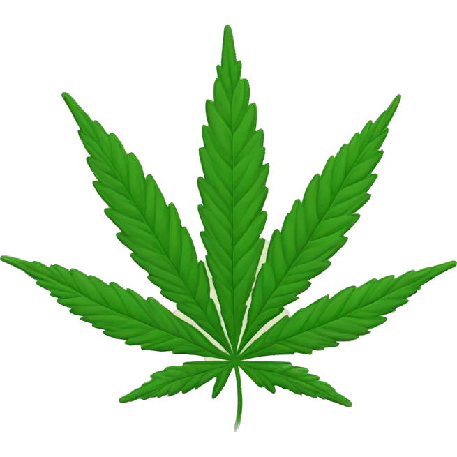 420 leaf hemp leaf  emoji