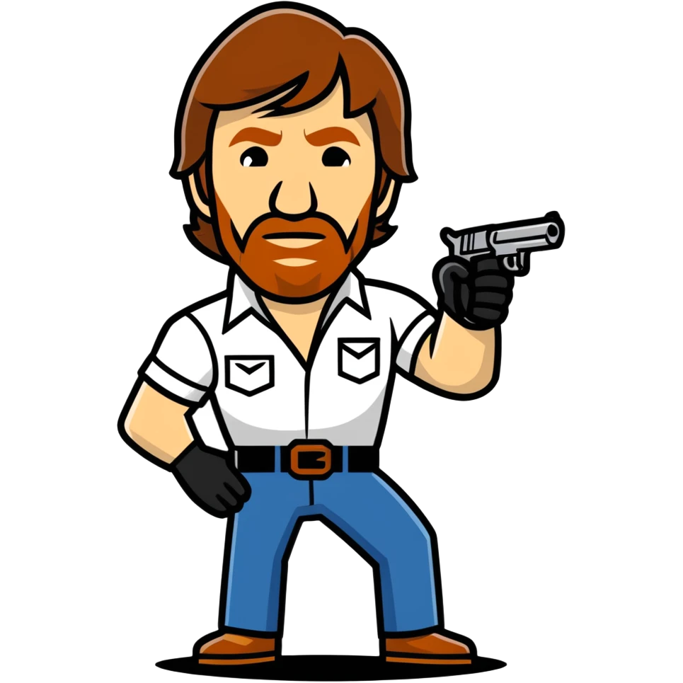 Chack noriss emoji