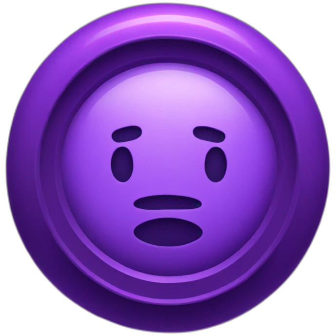 Space token purple hue emoji