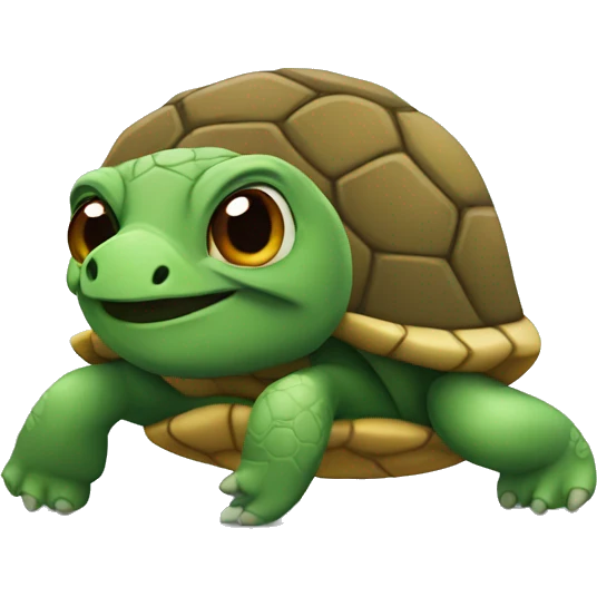 Human turtle emoji