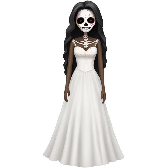 Muerte vestida de novia emoji