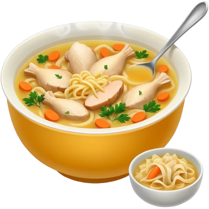 chicken soup emoji