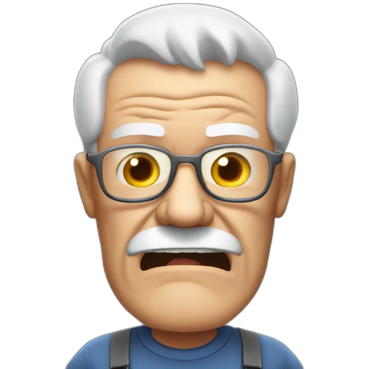 angry-grandpa-and-tractor emoji