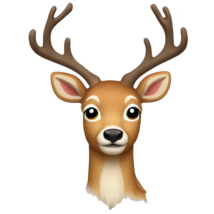 5 Christmas deer emoji