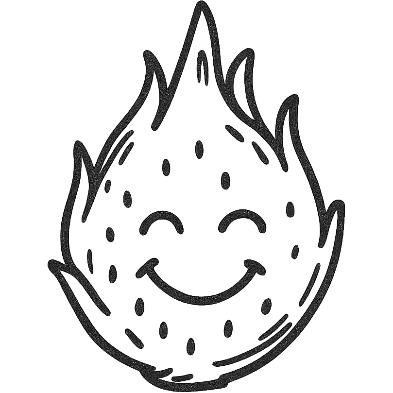 pitaya smile emoji