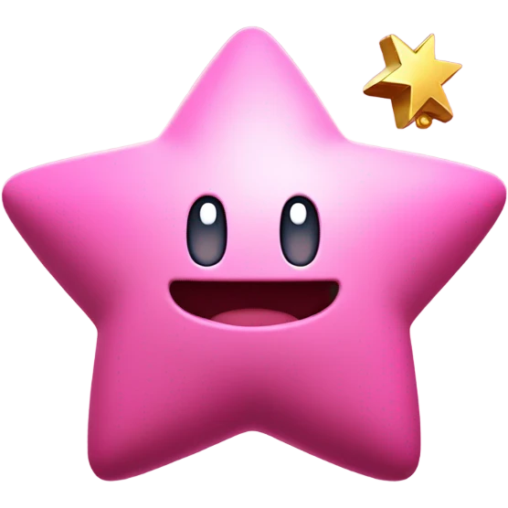 Kirby Mario star emoji