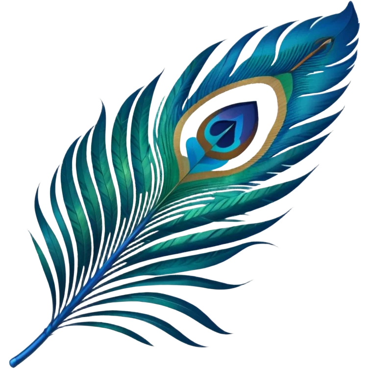 Peacock feather emoji emoji