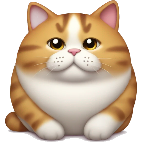 Fat Cat in Love  emoji