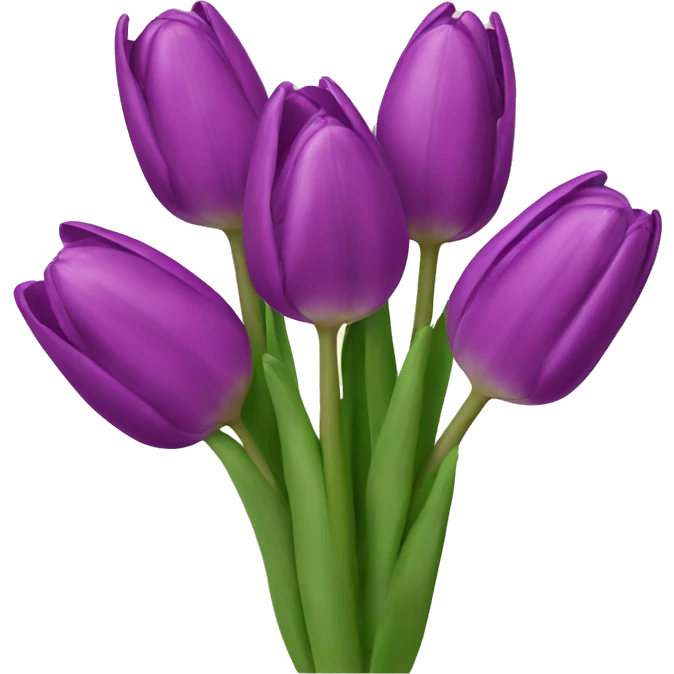 Tulips emoji