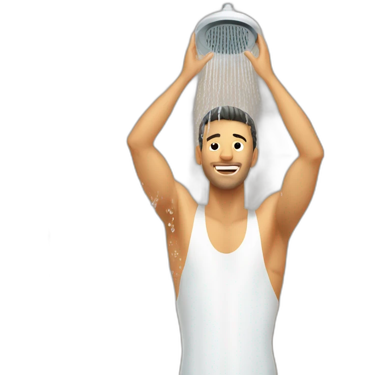 Man Showering emoji