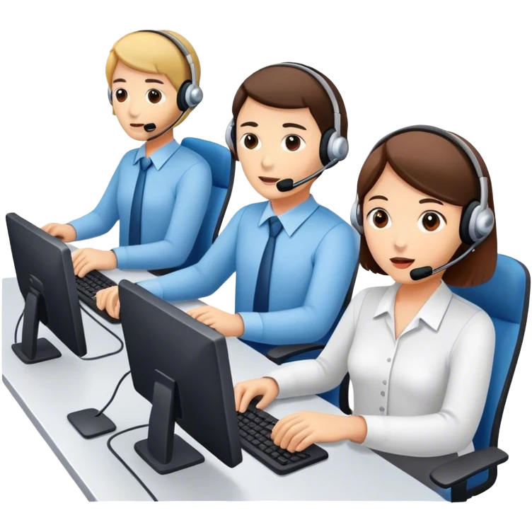 call center emoji
