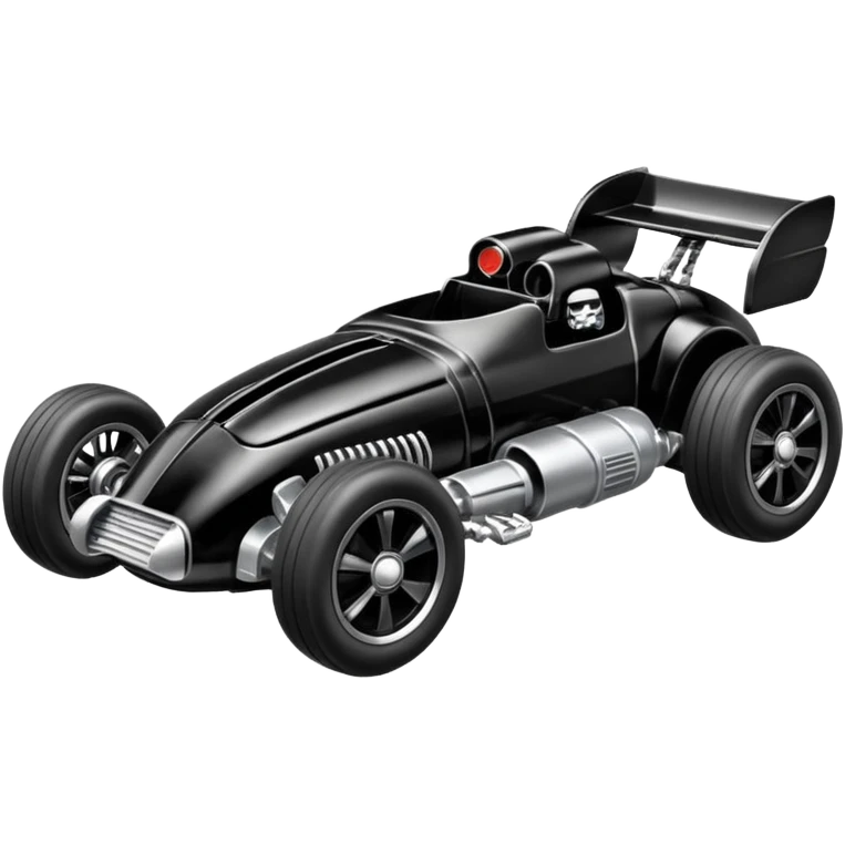 Chrome accented Hot wheels Hot rod Star Wars Death trooper’s race car  emoji