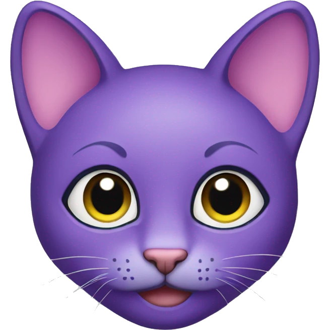 Purple kitty  emoji