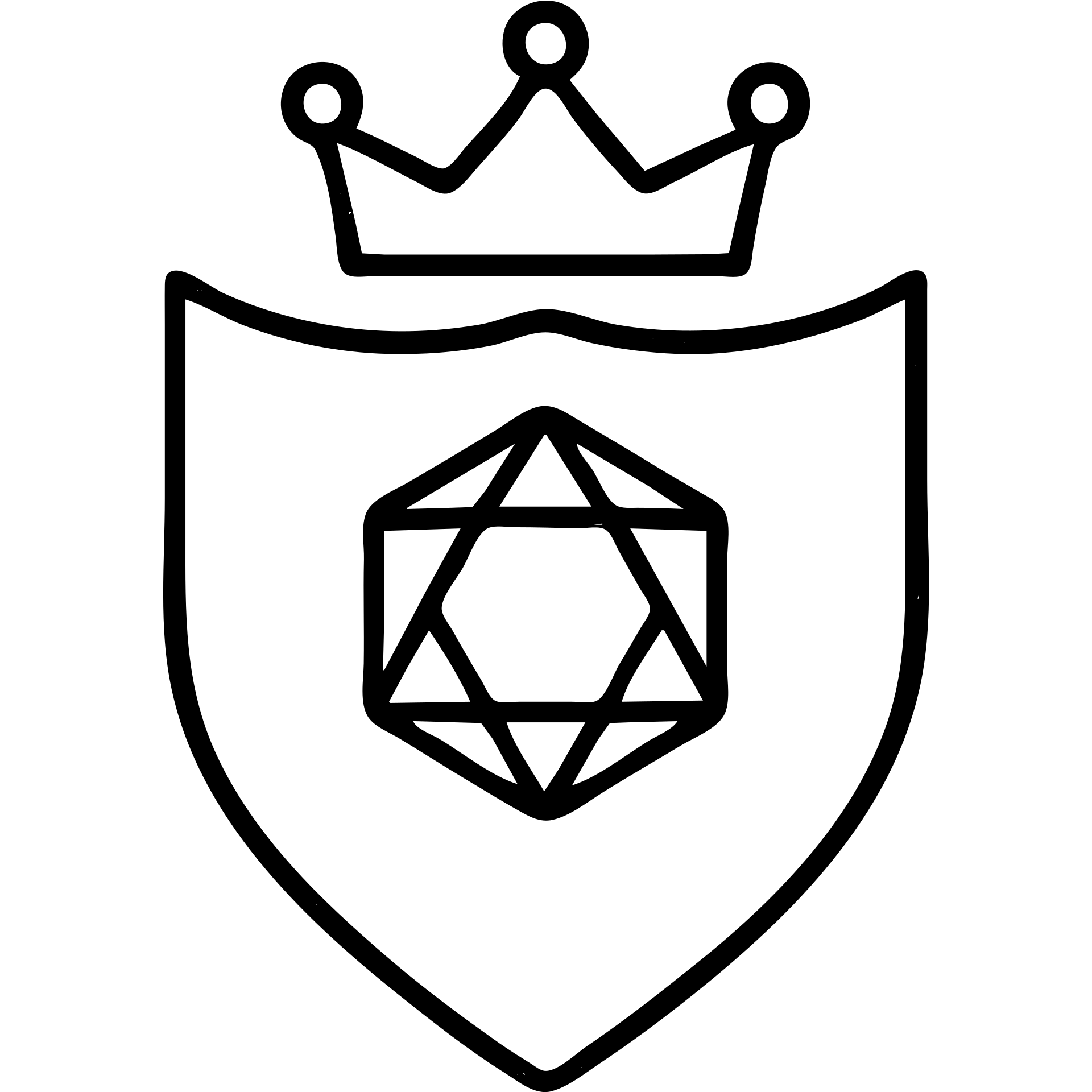 minimalist outlined icon of a shield, crown, or DM screen with DnD/RPG hint, very worn and distressed effect emoji