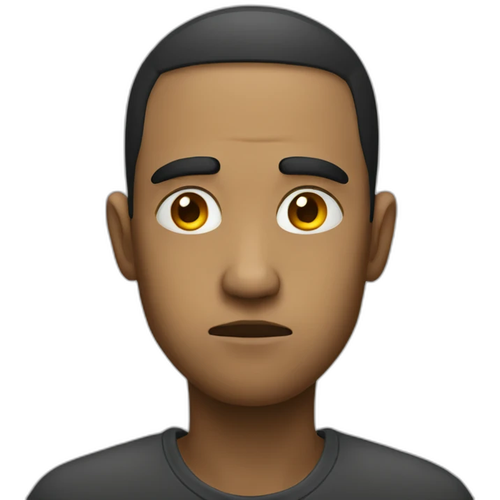 a person in deep sadness emoji