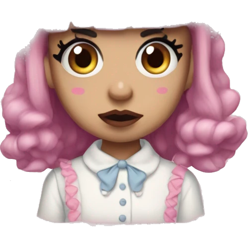 Melanie Martinez pink nymth creature emoji