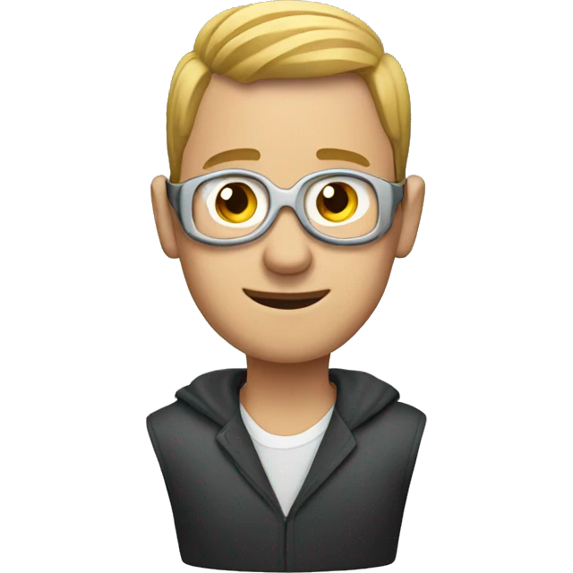 a man wearing a smart watch emoji