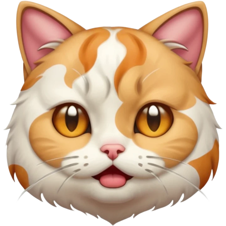 Een japanse cat die aan het wenen is is emoji