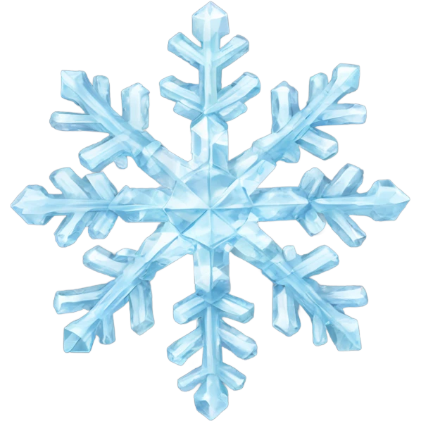 diamond crystal snowflake emoji