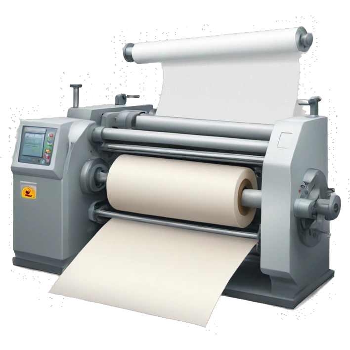 white Paper Roll machine emoji