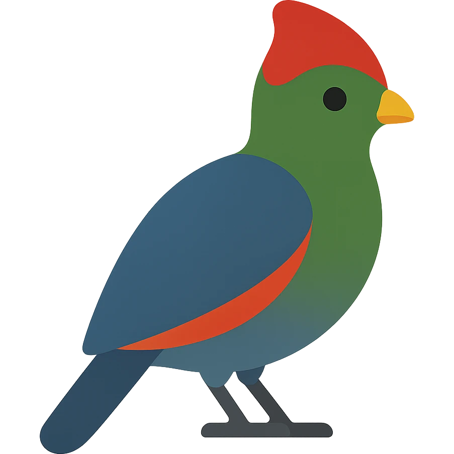 red-crested turaco emoji