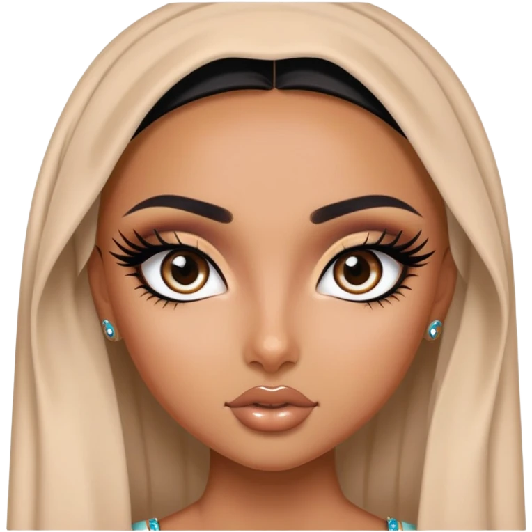 arabian, pretty eyes, black eyeliner, pretty bratz baddie emoji