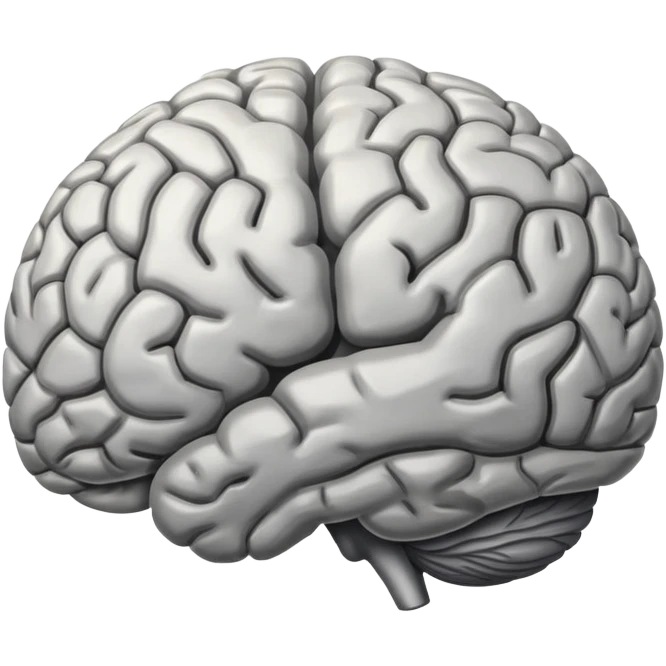 human brain emoji