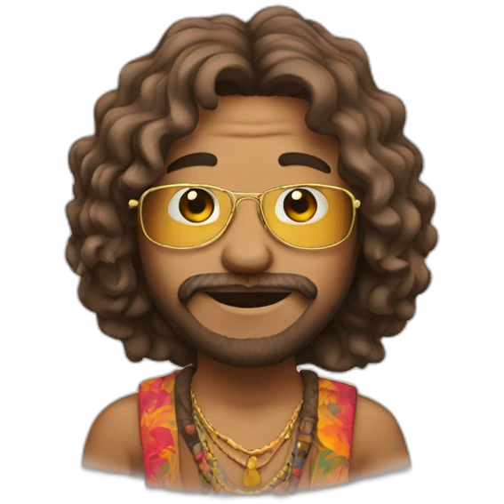 hippy emoji