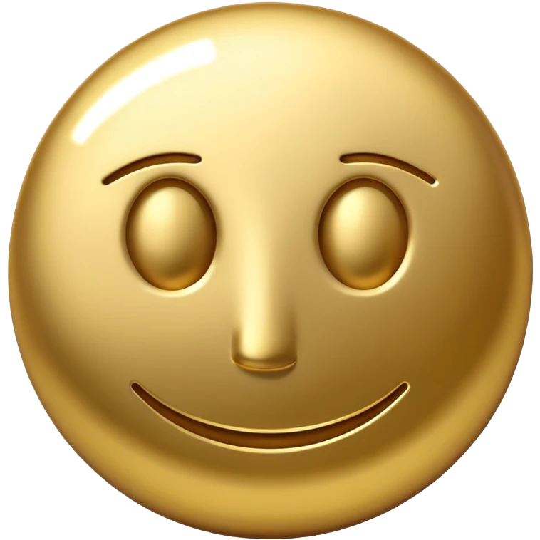 Turn your picture into a gold emoji with no background. It's a picture of the letter J with a circle head. emoji