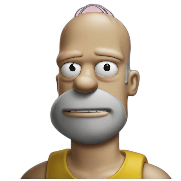 Homer Simpsons drip emoji