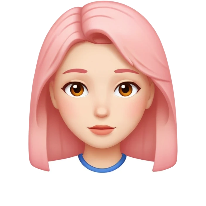 Blushing emoji