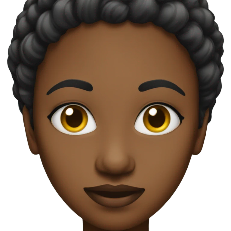 Black lady emoji